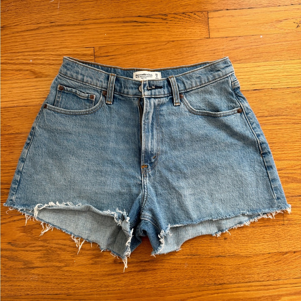 Abercrombie & Fitch Blue Jean Shorts